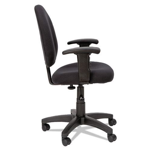 Alera Essentia Series Swivel Task Chair with Adjustable Arms, Black VTA4810
