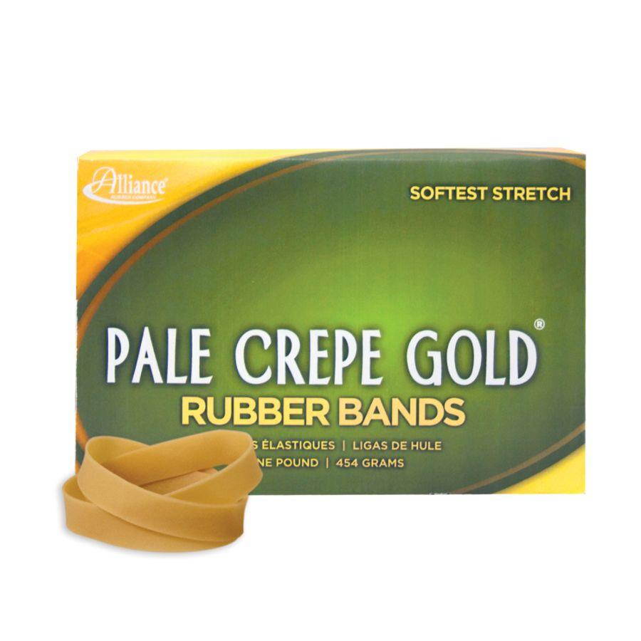 Alliance Rubber Pale Crepe Gold Rubber Band 320 EA/BX