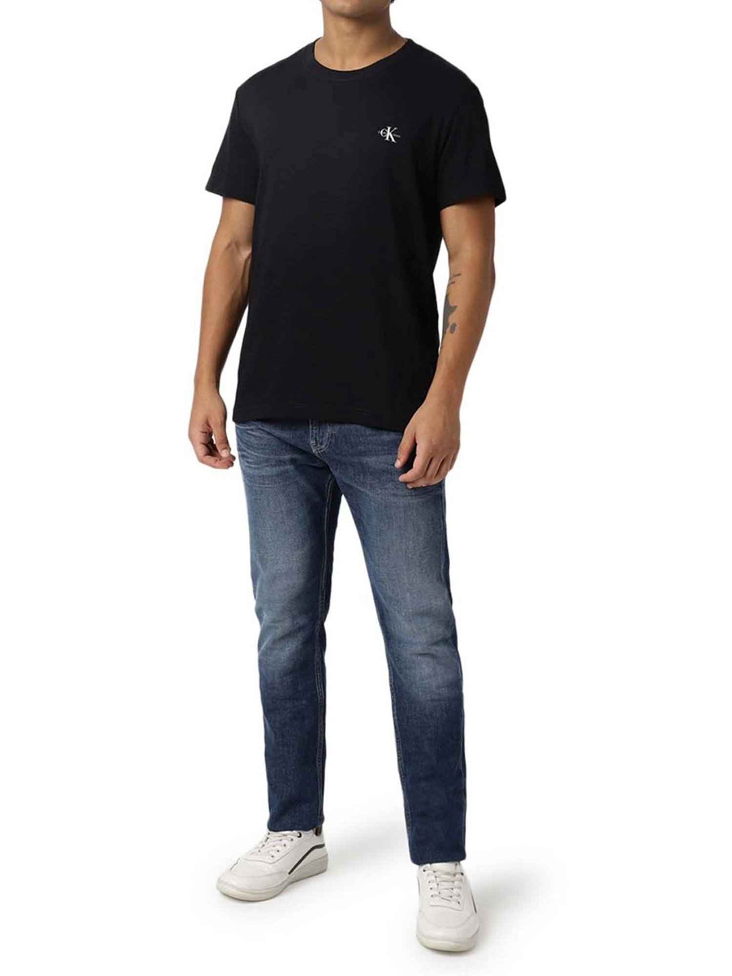 Calvin Klein Jeans Black Regular Fit T-Shirt
