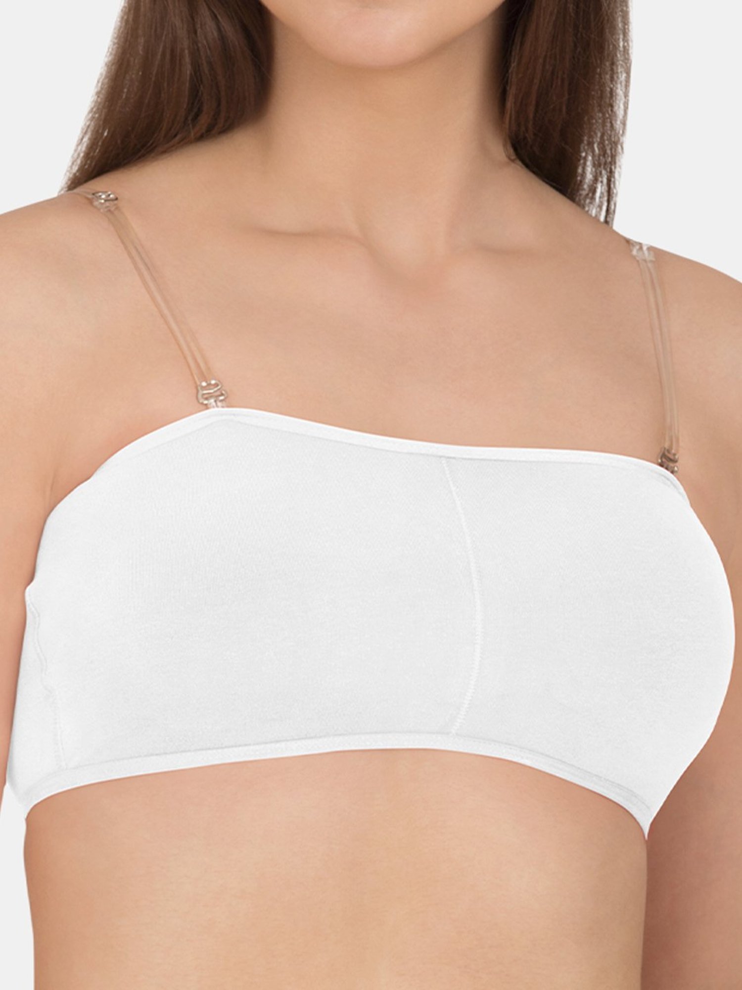 Tweens White Non Wired Padded Bandeau Bra