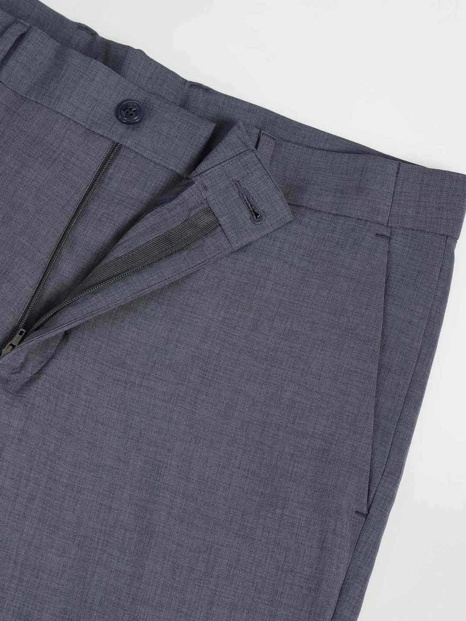 Arrow New York Mid Grey Slim Fit Trousers