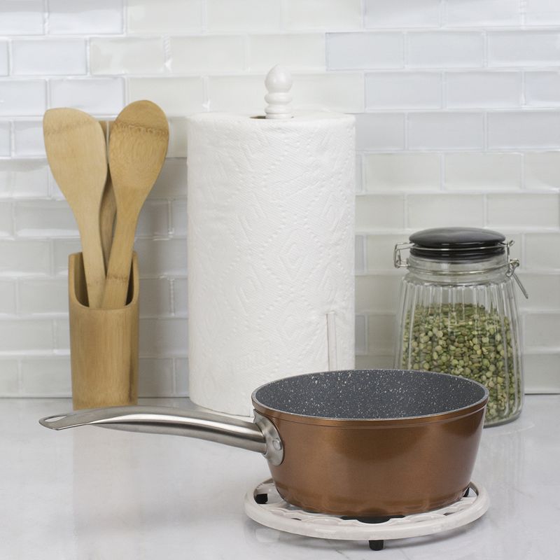 Glass And Metal Globe Snack Dispenser/ Storage - Plow & Hearth