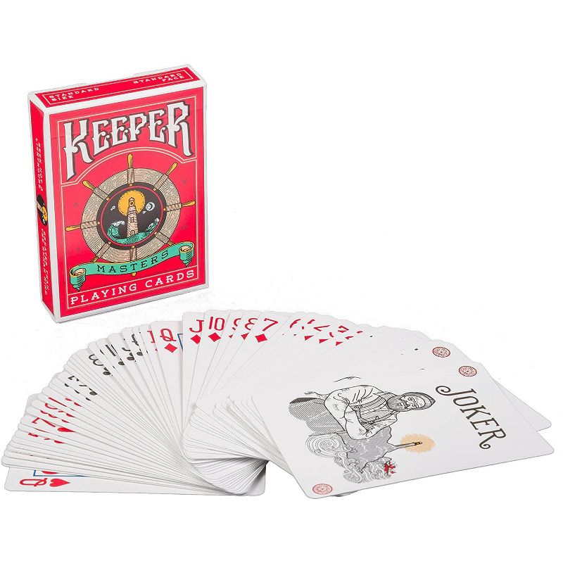 Ellusionist Keepers Masters Playing Cards Deck, Red