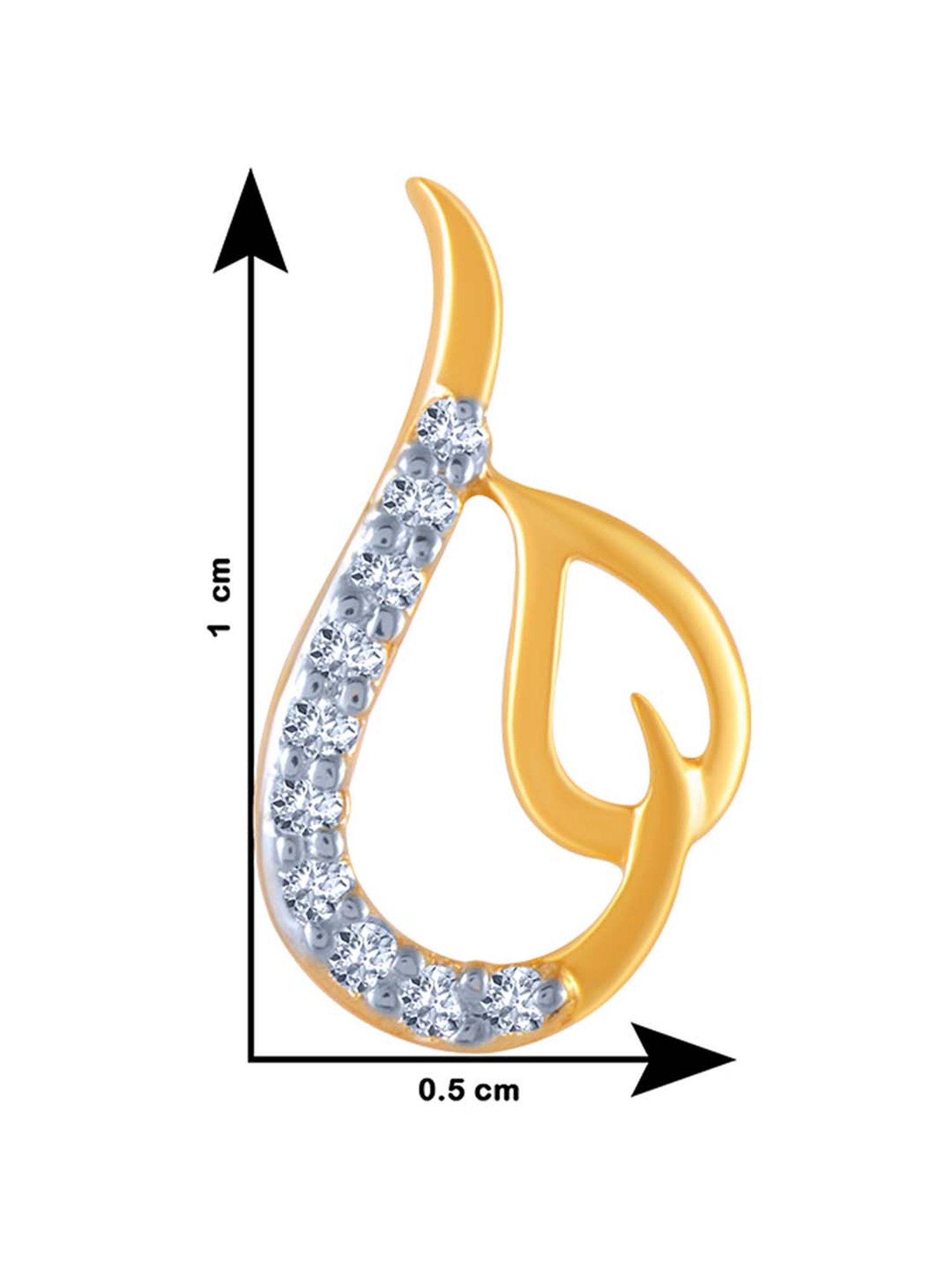 P.C. Chandra Jewellers 18 kt Gold & Diamond Earrings