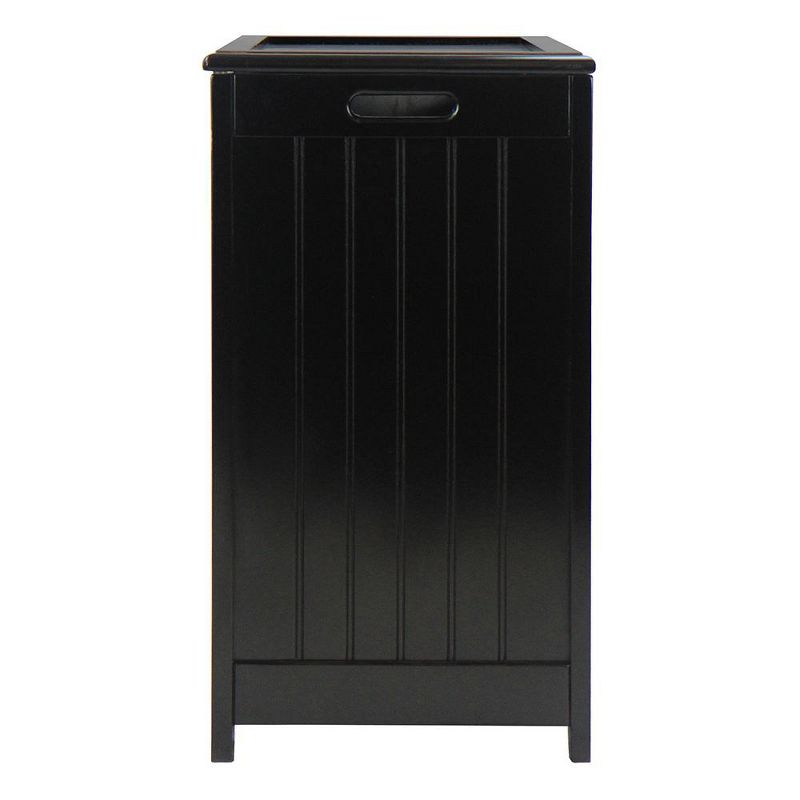 Household Essentials Rolling Laundry Hamper Storage Cart Natural/Light Ash