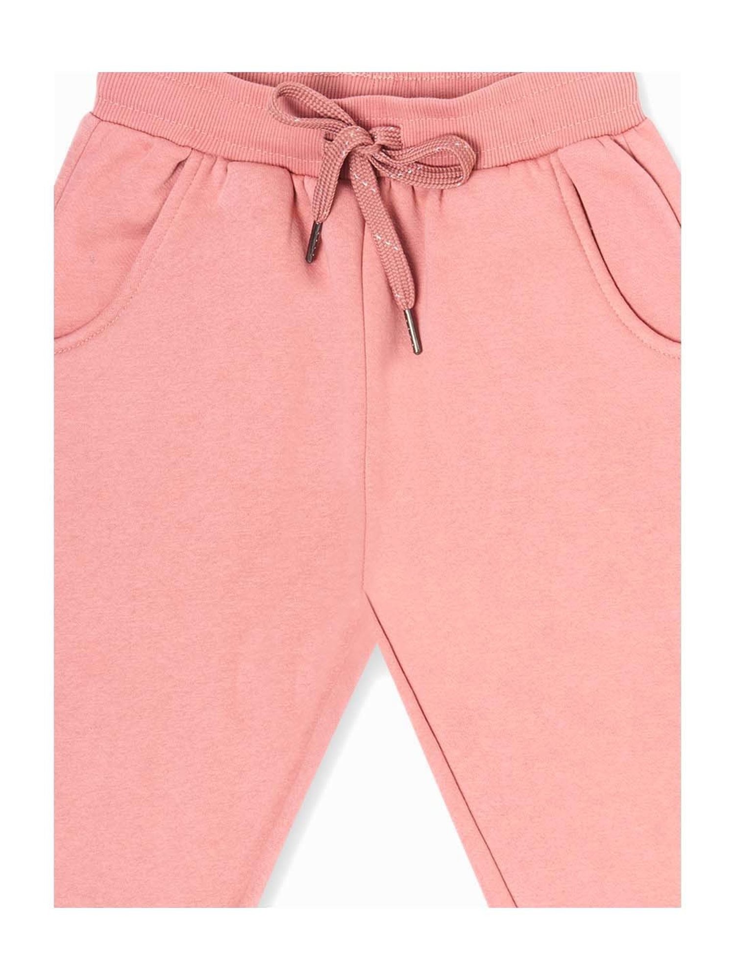 Sweet Dreams Kids Peach Printed Full Sleeves T-Shirt Set