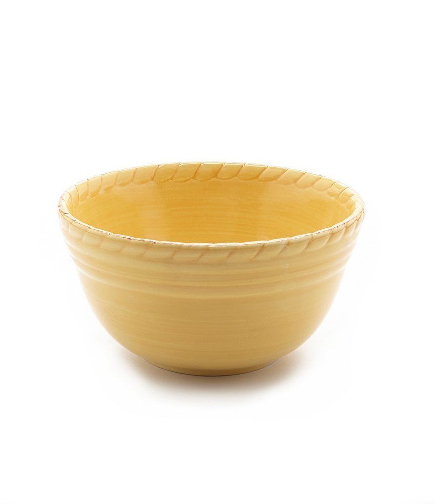 Artimino Tuscan Countryside Rope-Edged Stoneware Cereal Bowl