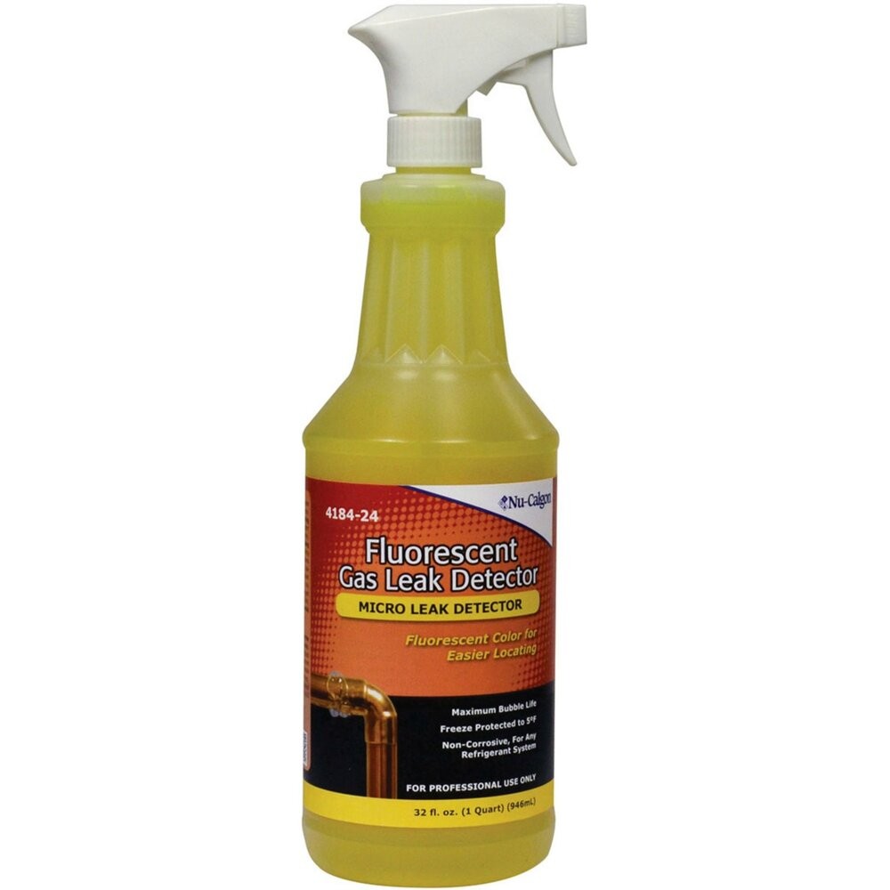 Nu-Calgon 4184-24 - Fluorescent Gas Leak Detector Spray Bottle - 1 Quart