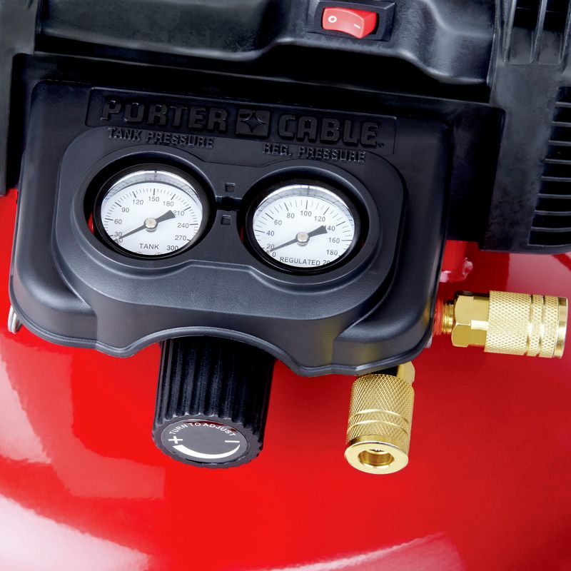 Porter-Cable C2002 0.8 HP 6 Gallon Oil-Free Pancake Air Compressor