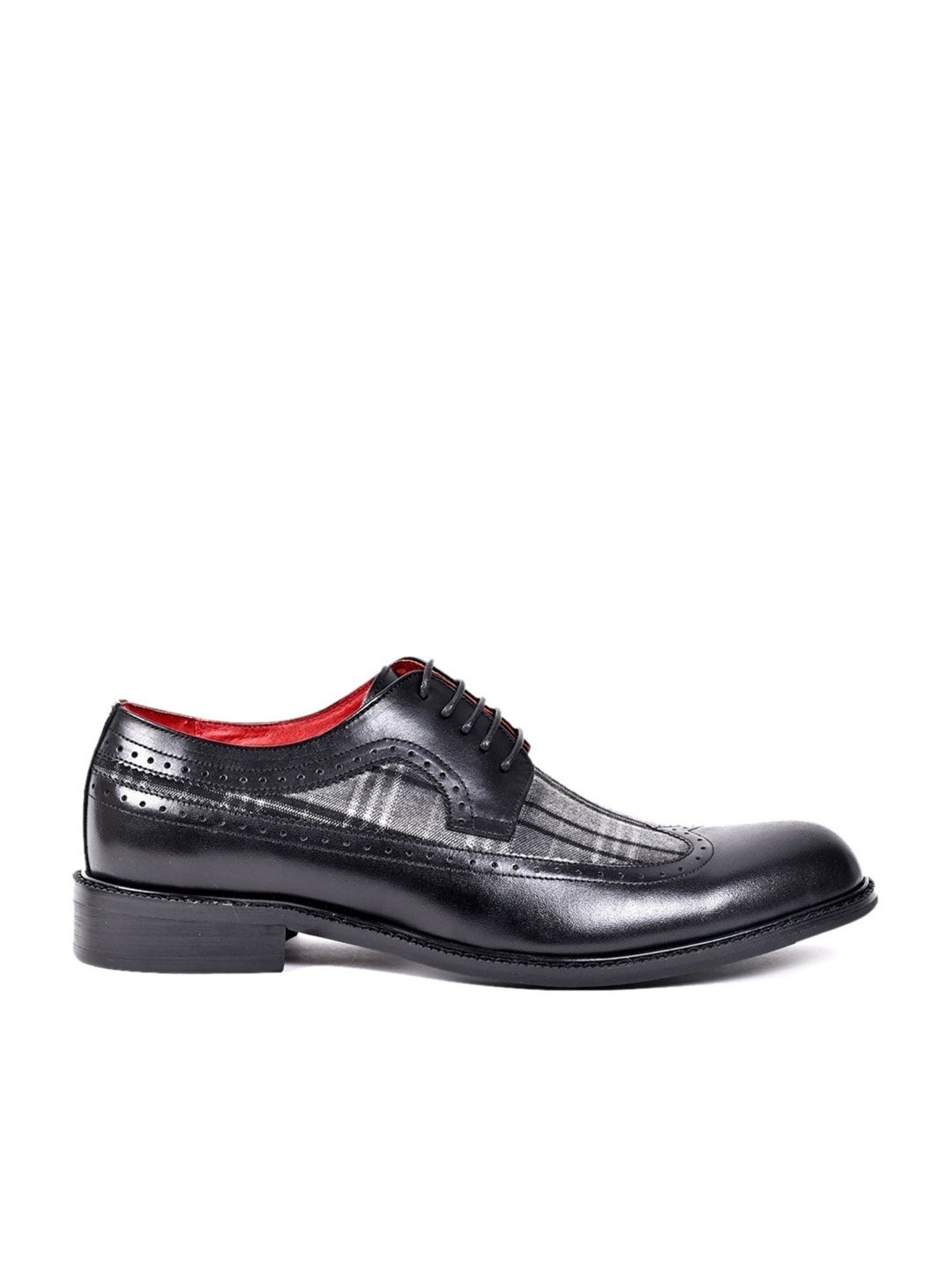 Cobblerz Men's Black Derby Shoes