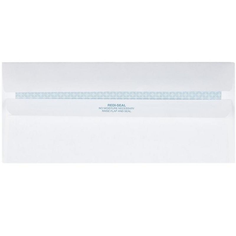 Quality Park Redi Seal Envelope #10 4 1/8 x 9 1/2 Window White 500/Box 21318