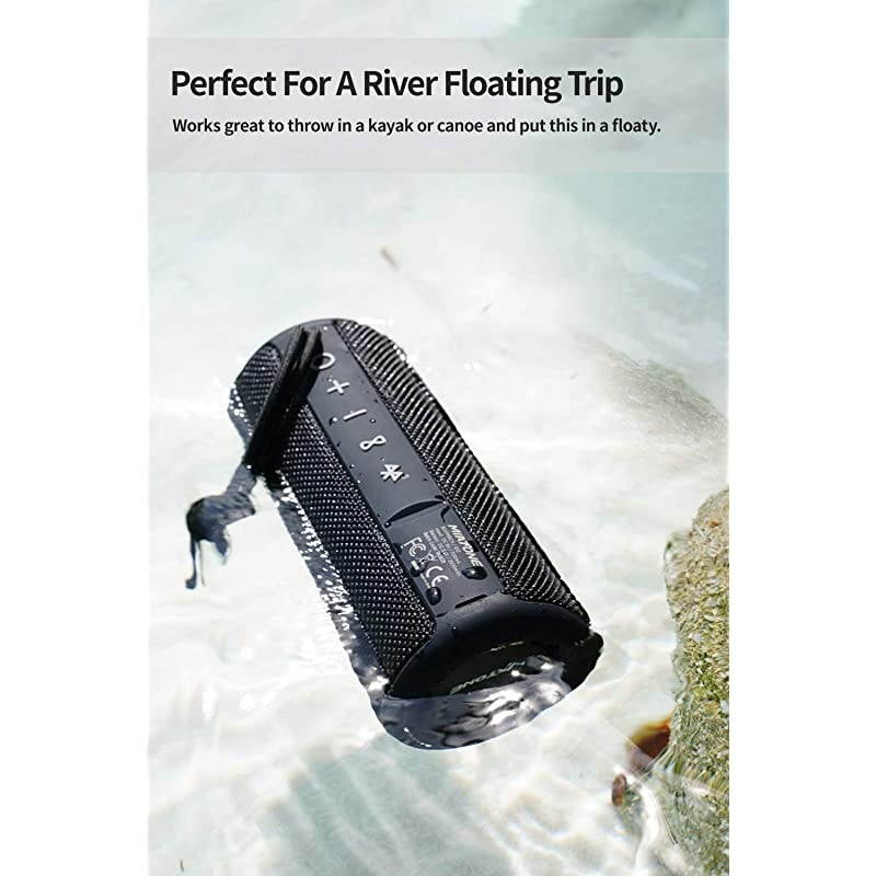 Outdoor Portable Bluetooth Speakers Waterproof Wireless Speaker Black