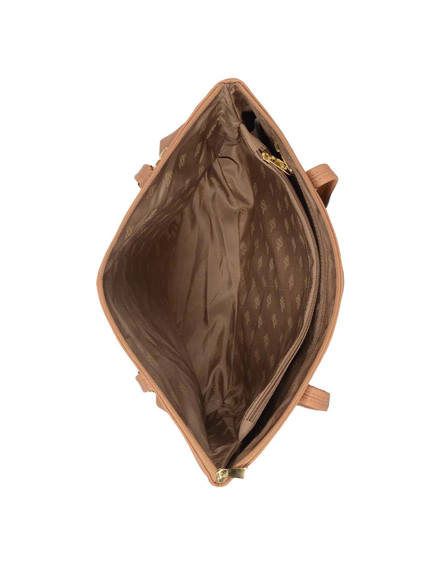 Baggit Pink Textured Large Tote Handbag