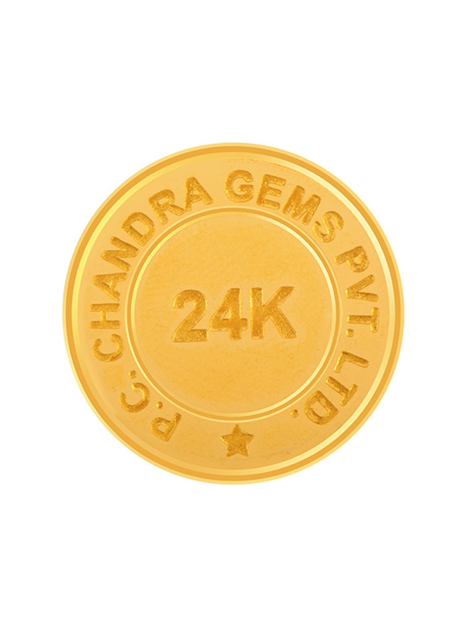 P.C. Chandra Jewellers 24k (995) 5gm Gold Coin