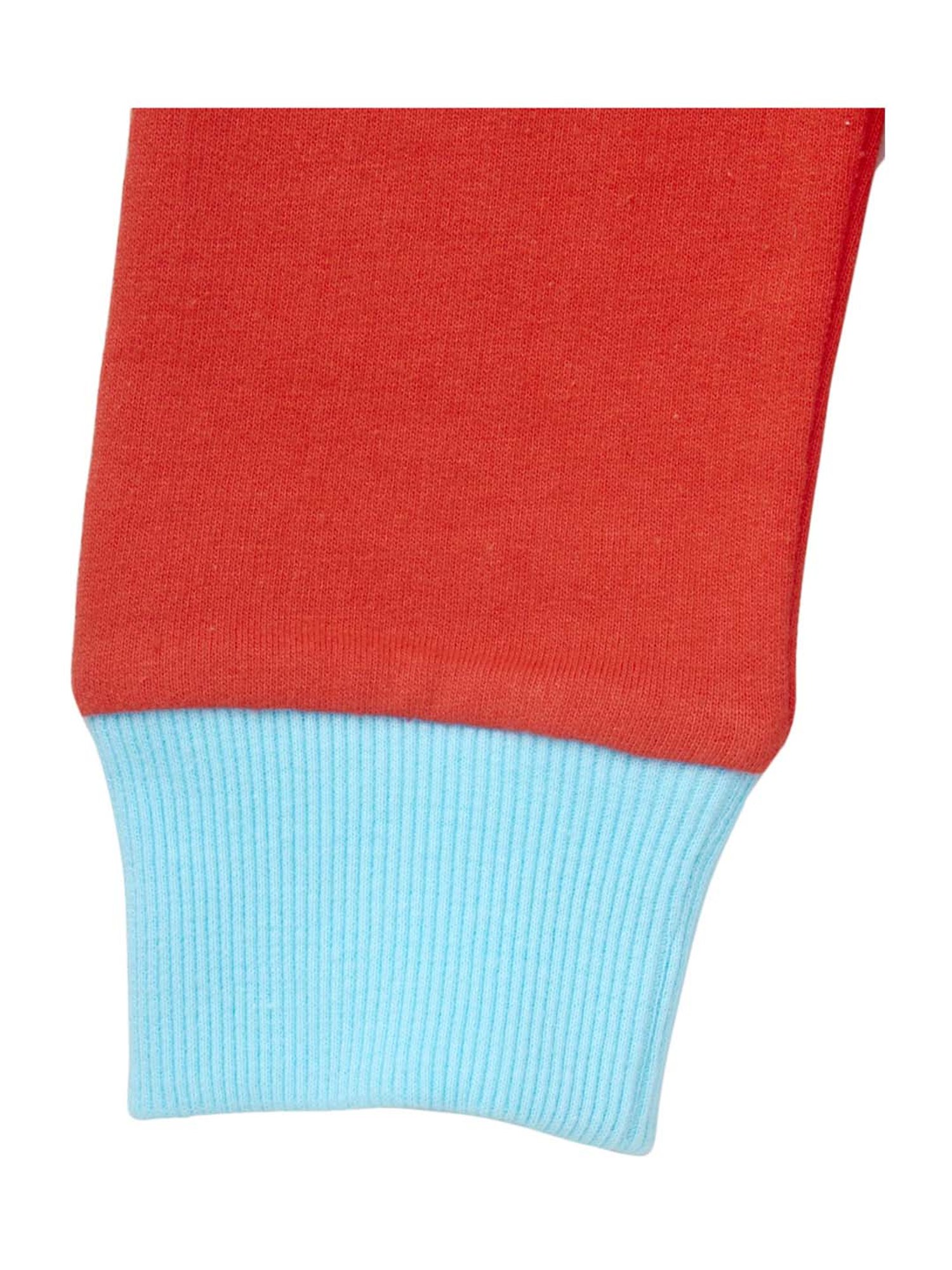 Cub McPaws Kids Red Cotton Printed Sweatshirt