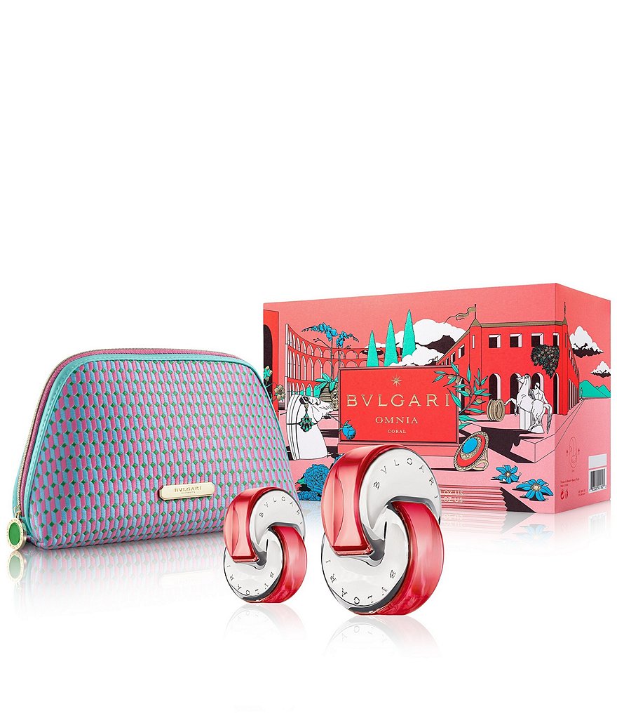 Bvlgari Omnia Coral Eau de Toiette 3-Piece Gift Set