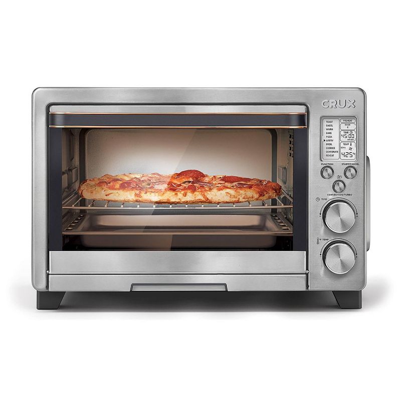 Crux 6 Slice Digital Air Fryer Toaster Oven