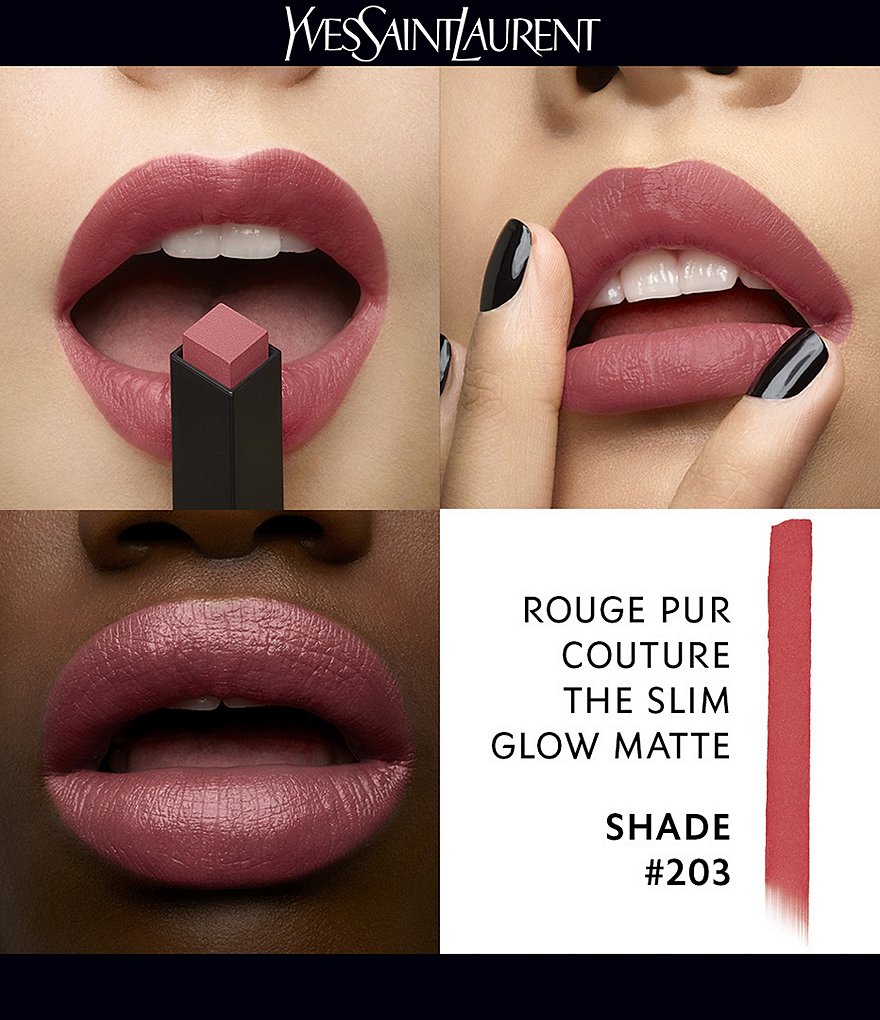 Yves Saint Laurent Beaute Rouge Pur Couture The Slim Glow Matte Lipstick