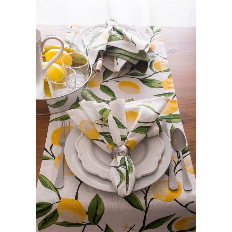 6pk Cotton Lemon Bliss Napkins - Design Imports
