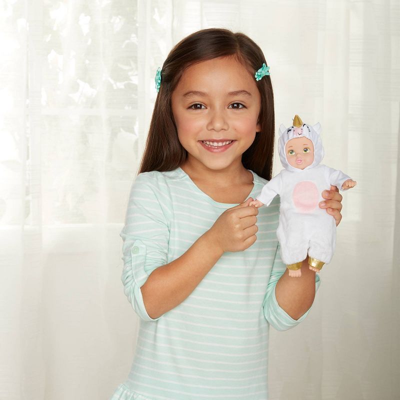 Perfectly Cute My Lil' Deluxe Baby 8" Baby Doll White Unicorn