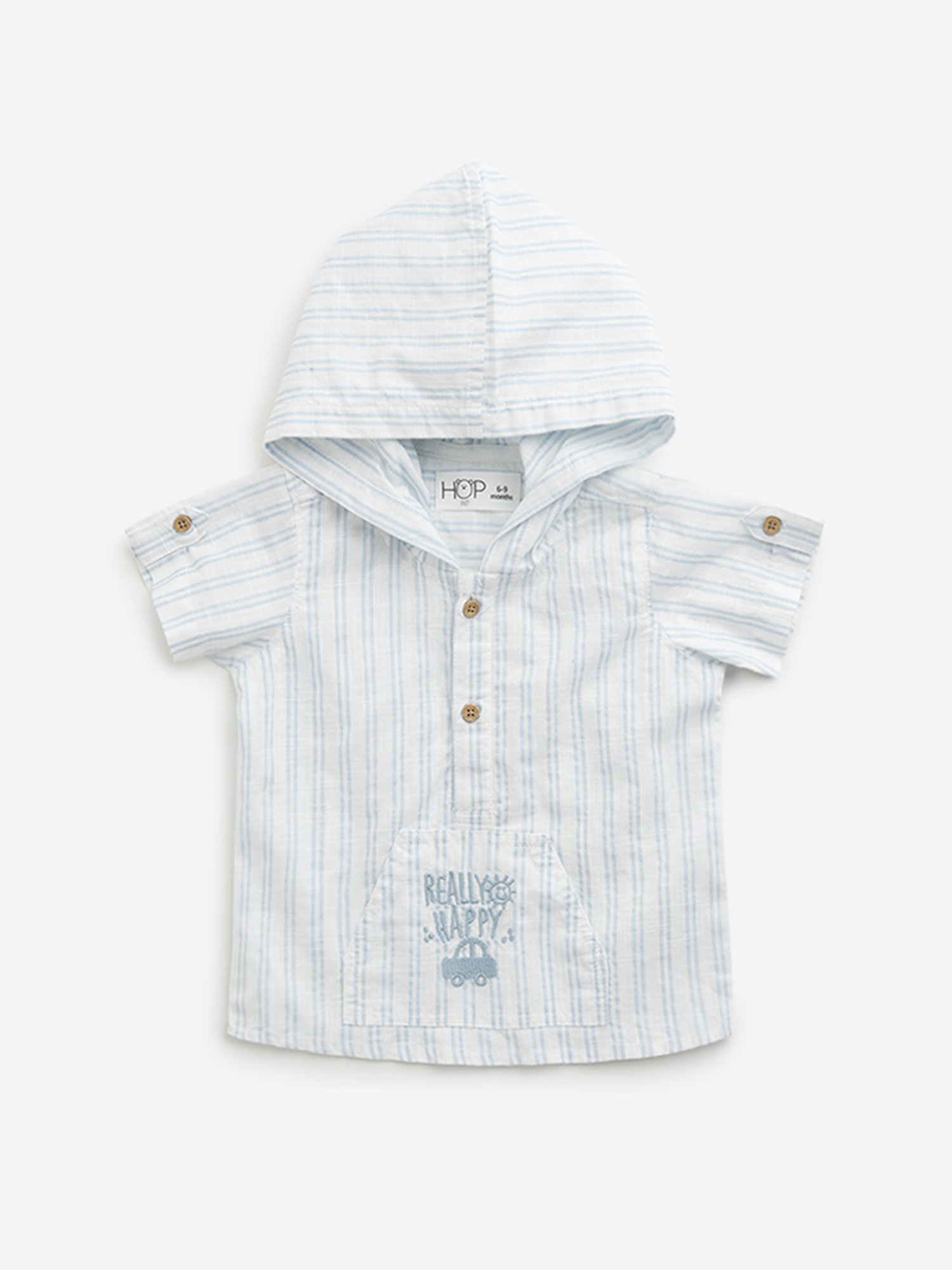 Ed-a-Mamma Baby Yellow Striped Shirt