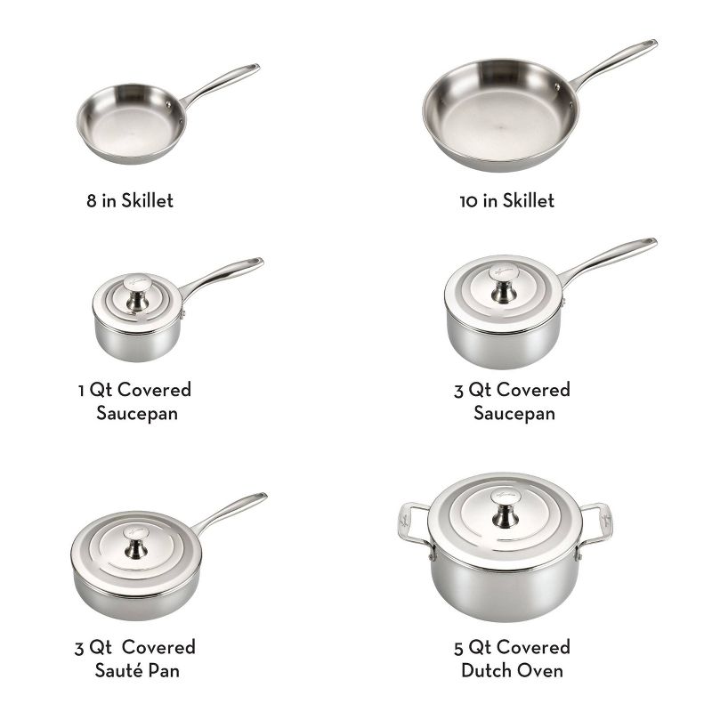 Lagostina Expert Clad 10pc Cookware Set