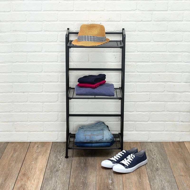 FlipShelf 3 Shelf Narrow Black