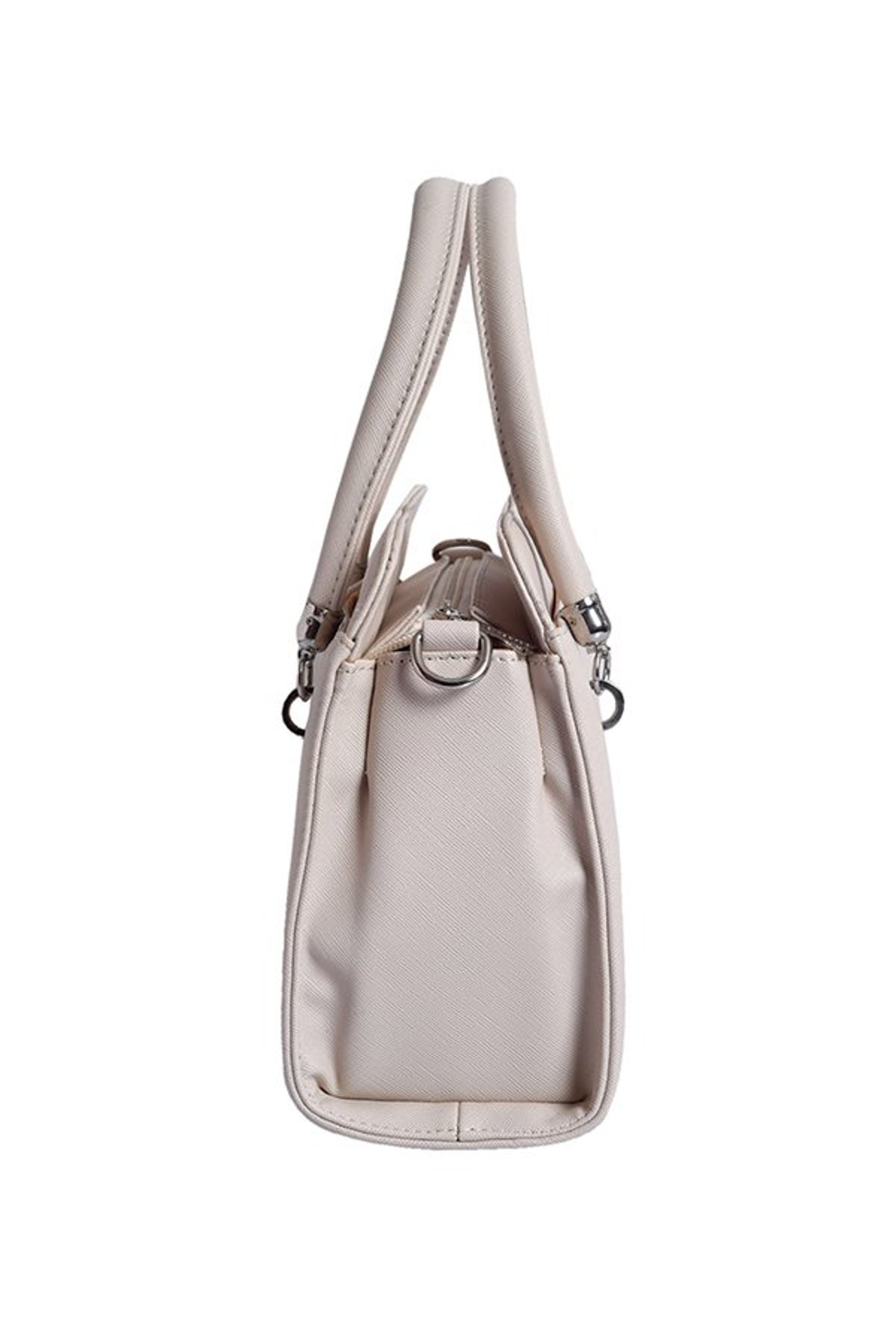 Lino Perros Off-White Solid Handbag