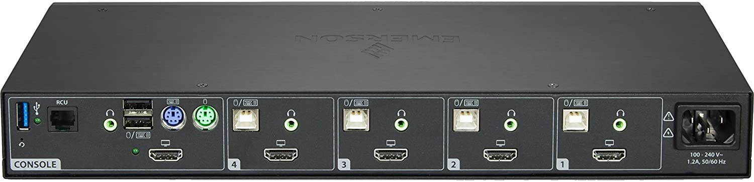 Avocent Cybex SC840H - KVM Switch - PS/2, USB - 4 x KVM port(s) - 1 local user - Desktop SC840H-001