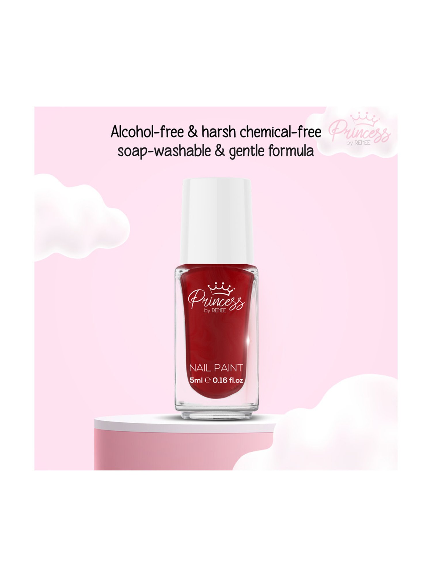 Princess By RENEE Bubbles Nail Paint Red Riddle - 5 ml