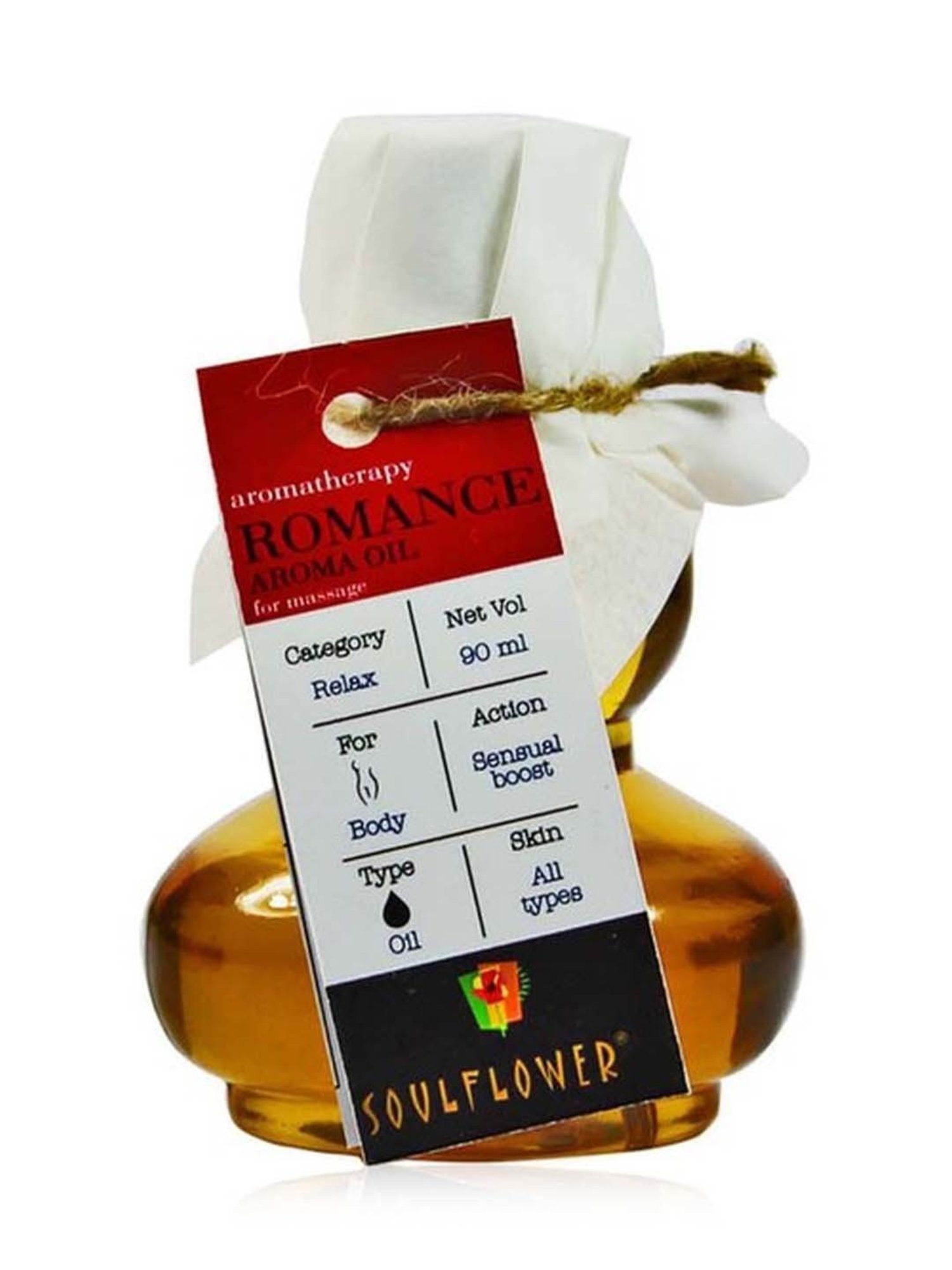Soulflower Romance Aroma Massage Oil - 90 ml
