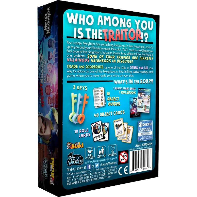 Hello Neighbor Secret Neighbor Party Game