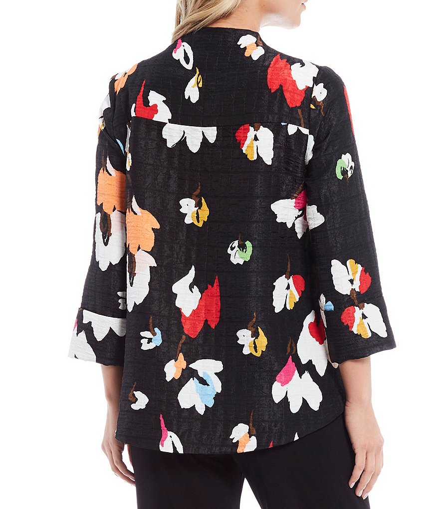 IC Collection Jasmin Jacquard One Button Jacket