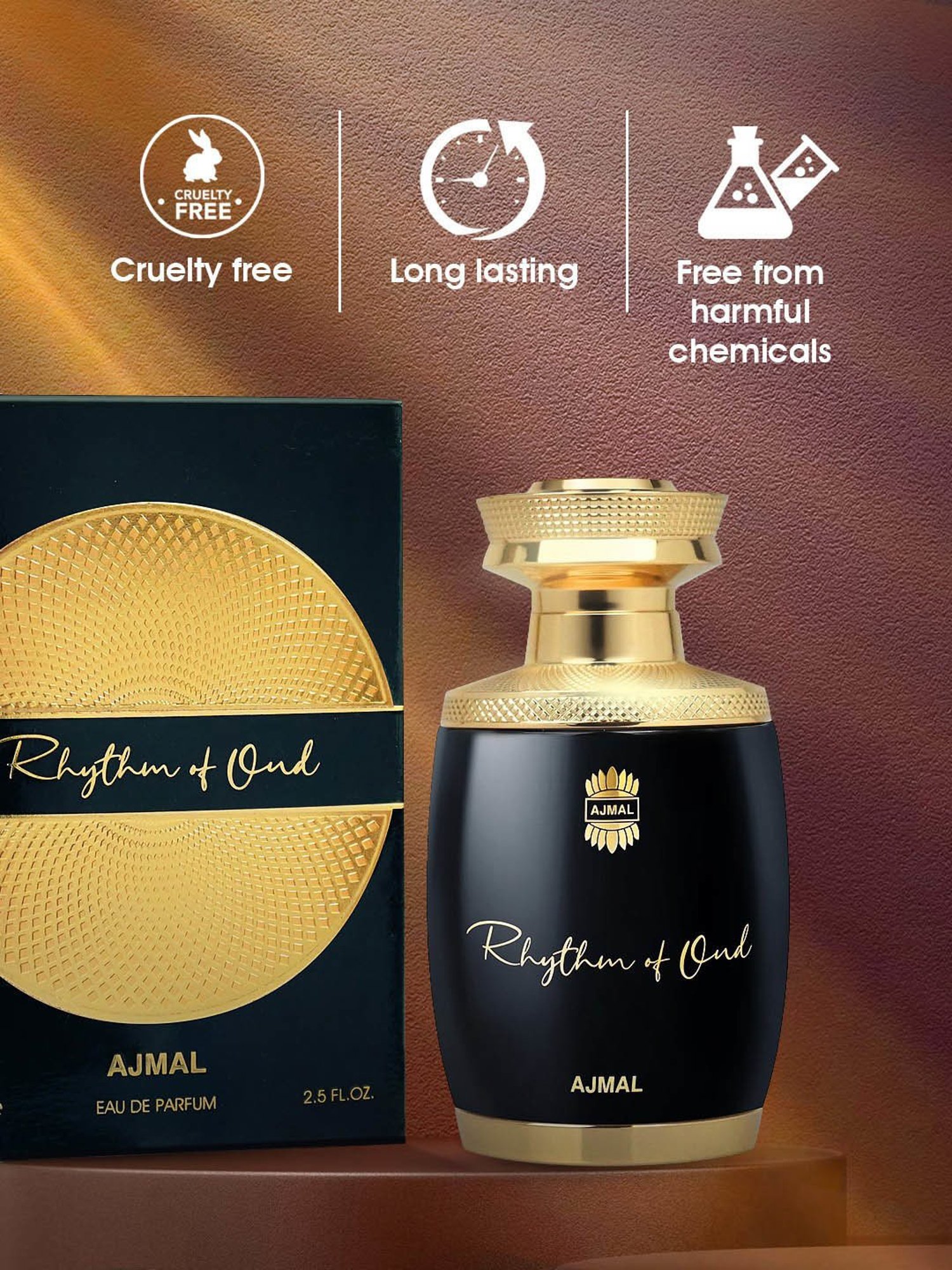 Ajmal Rhythm Of Oud Eau de Parfum - 75 ml