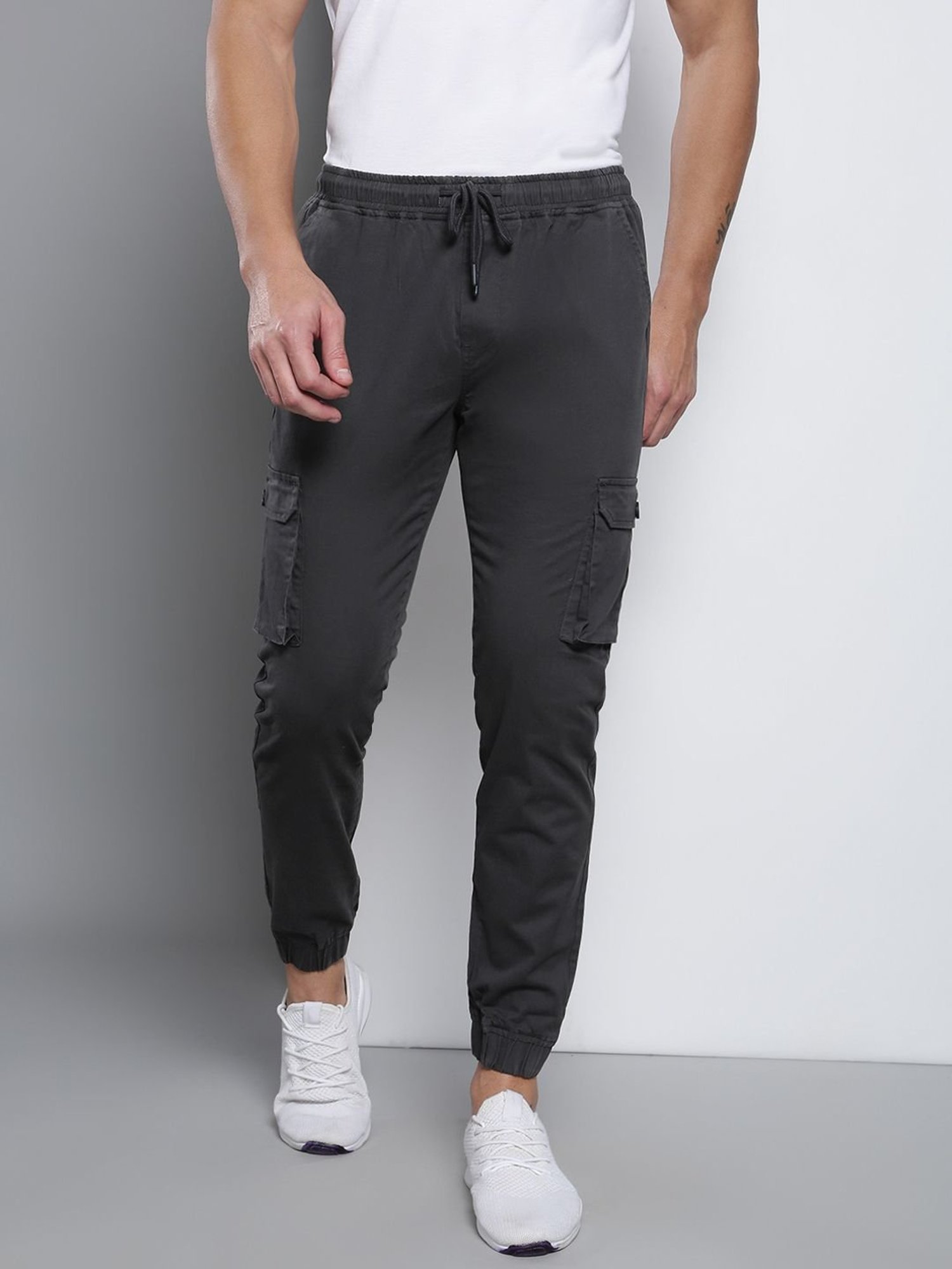 Dennis Lingo Charcoal Grey  Slim Fit Joggers