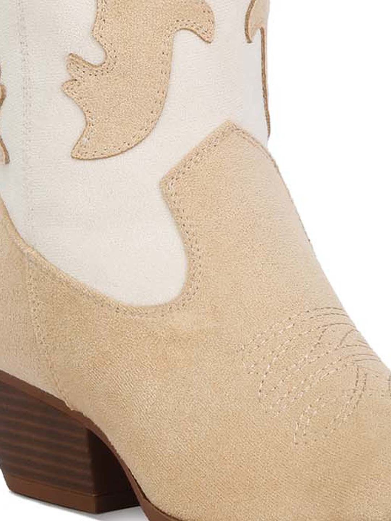 London Rag Women's Beige Cowboy Boots