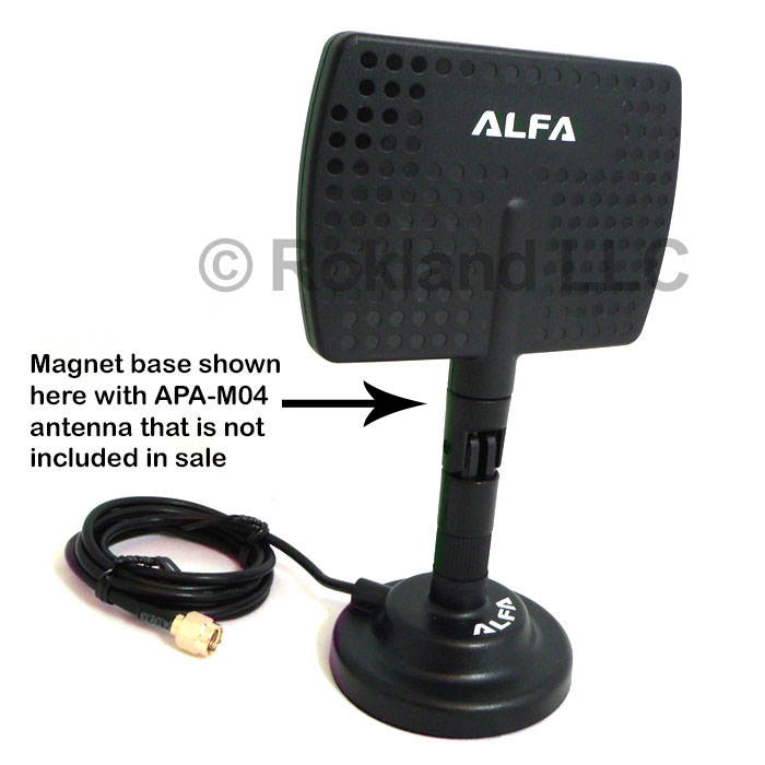 Alfa ARS-AS01 Magnetic docking base mount magbase for RP-SMA antennas