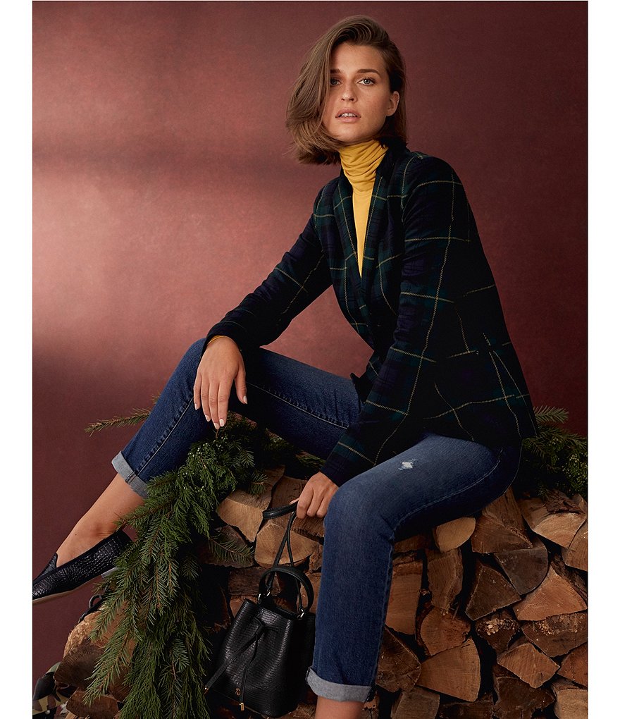 Lauren Ralph Lauren Petite Size Size Modern Straight Leg Curvy Jeans