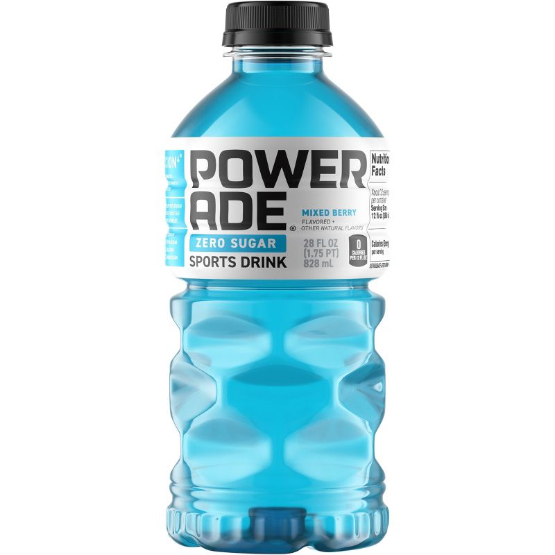 POWERADE Zero Mixed Berry Sports Drink - 28 fl oz Bottle