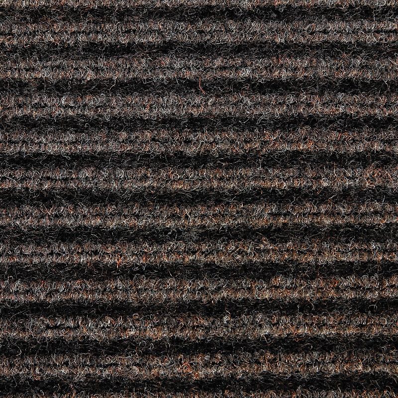 3'x5' Rectangle Solid Floor Mat Brown - Crown