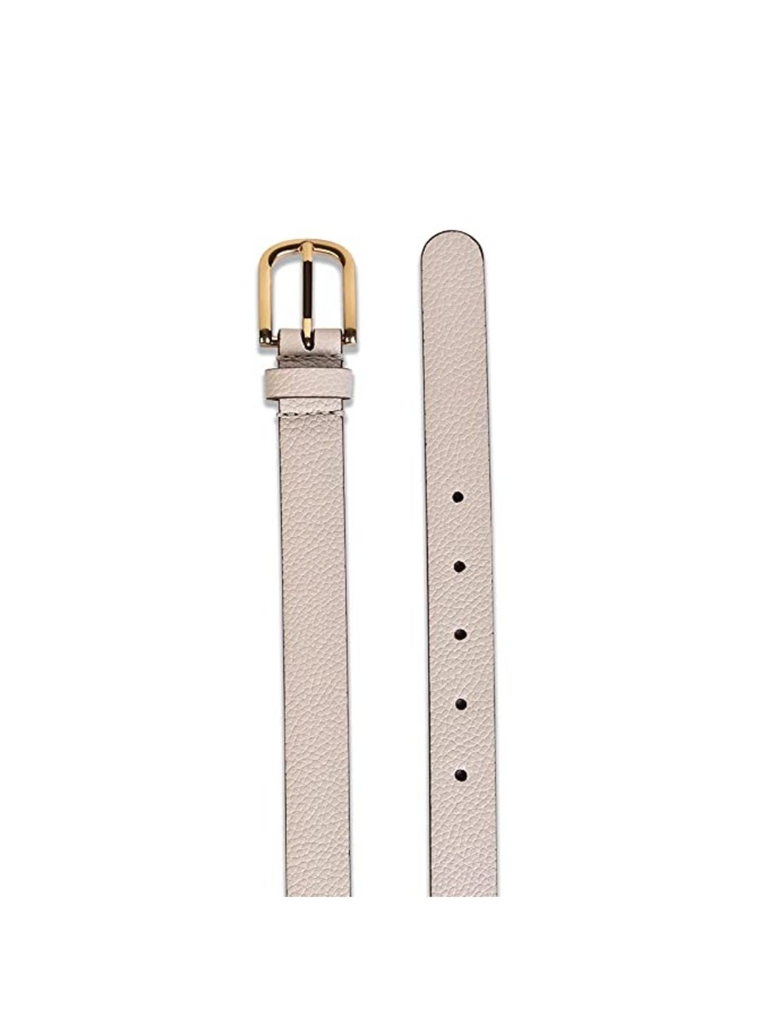 BELWABA Beige Casual Reversible Belt for Women