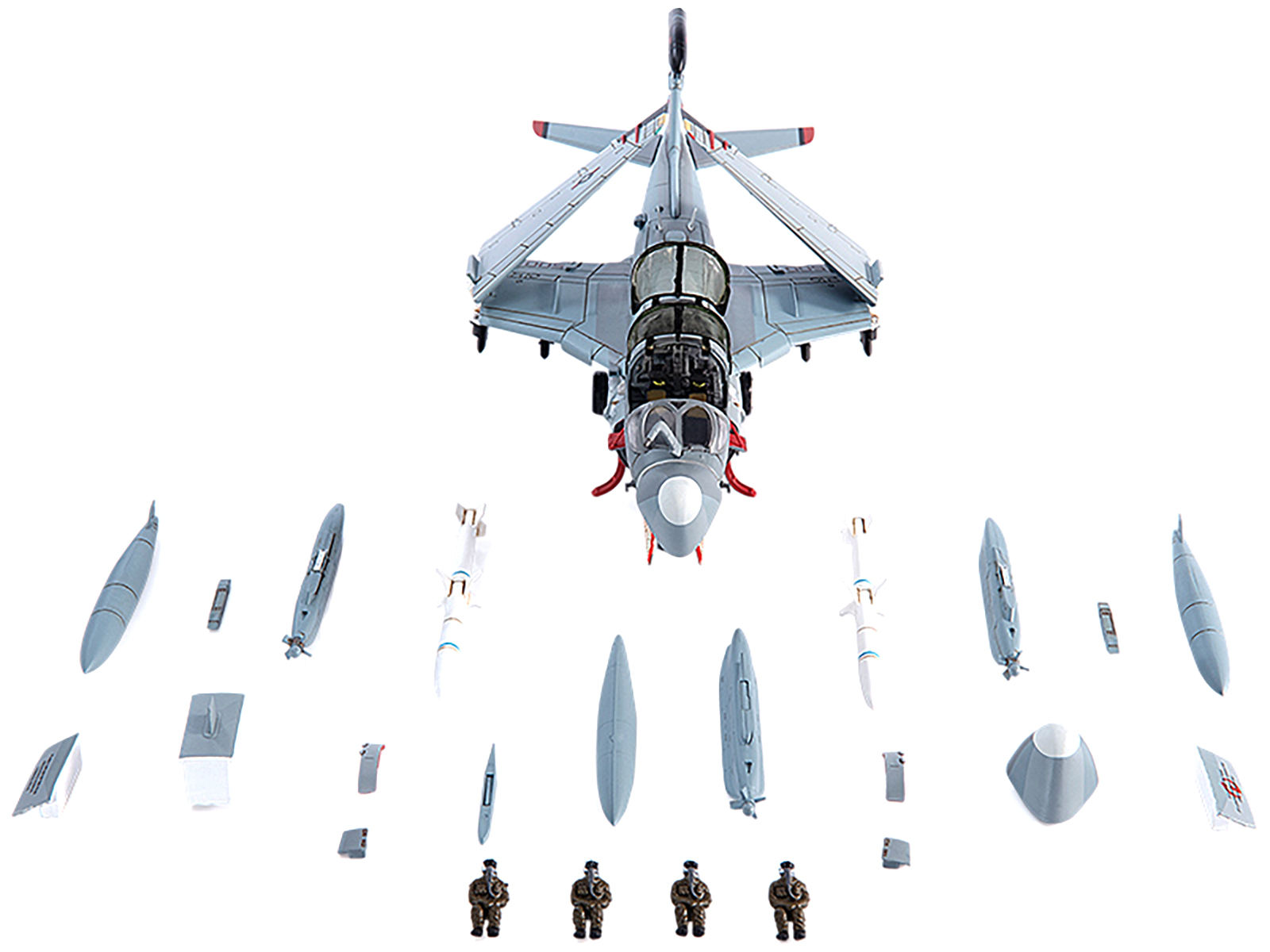 Grumman F-14B Tomcat Fighter Aircraft "VF-103 Jolly Rogers USS George Washington" (2000) United States Navy "Air Power Series" 1/72 Diecast Model by Hobby Master