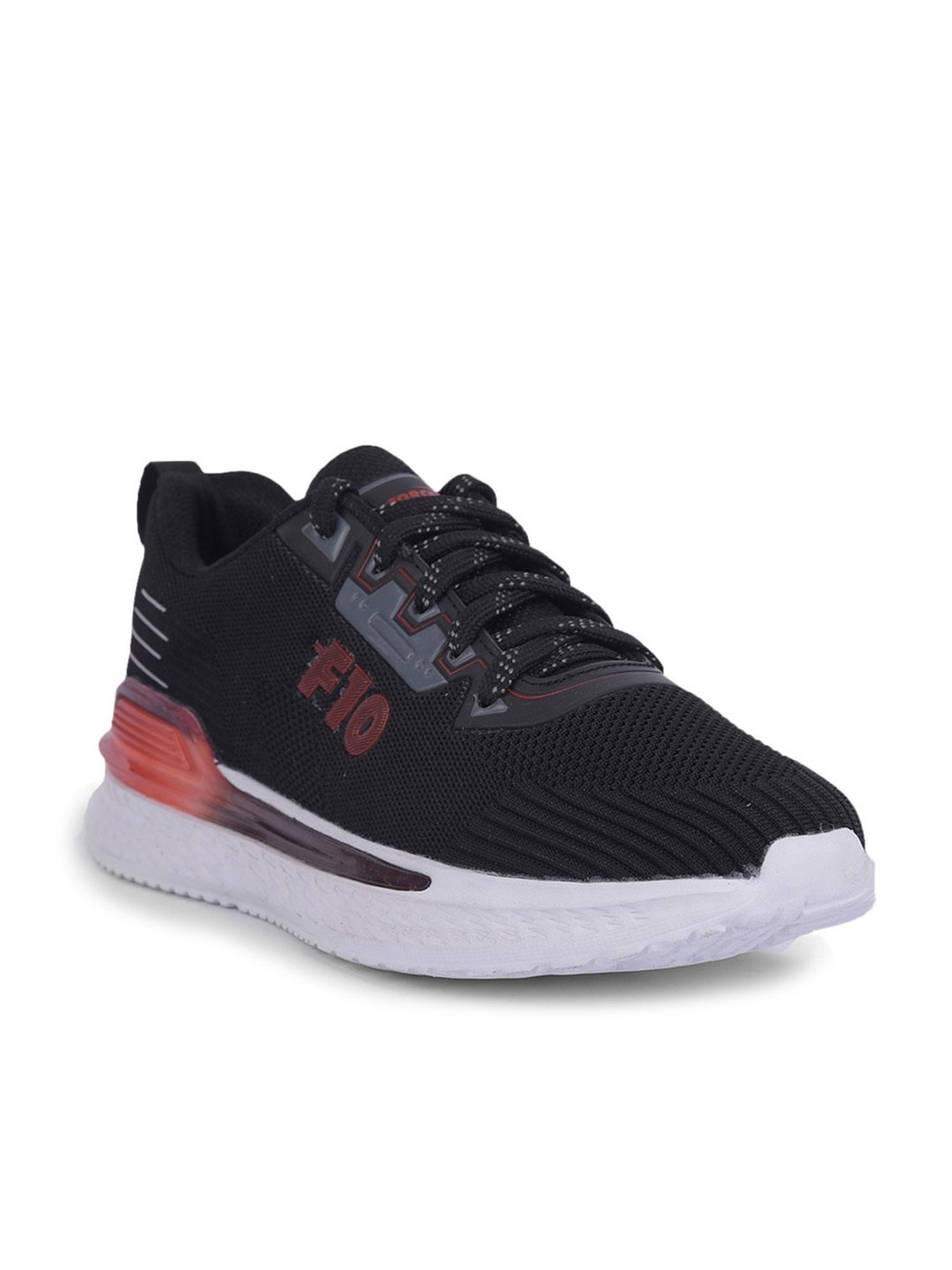 Force 10 by Liberty Men's BLAKES-1E Black Running Shoes