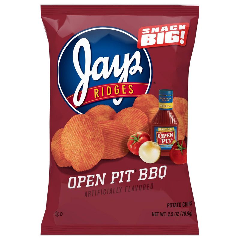 Jays Open Pit BBQ Potato Chips - 2.5oz