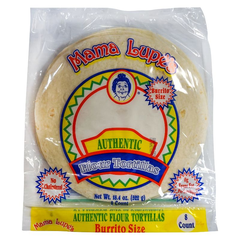 Mama Lupe's Burrito Size Authentic Flour Tortillas - 18.4oz/8ct
