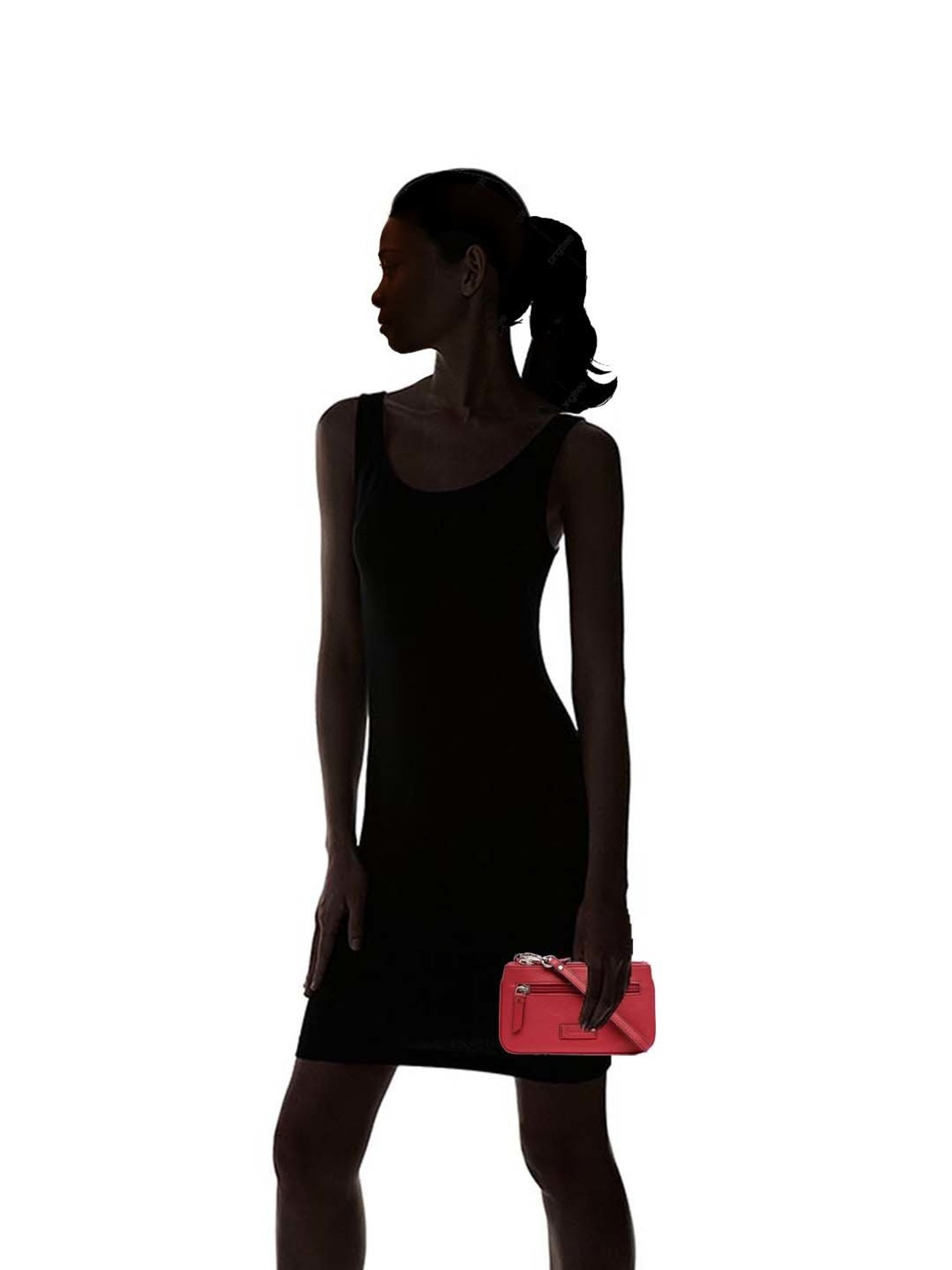 Mai Soli Virginia Small Slim Wristlet Pouch - Red