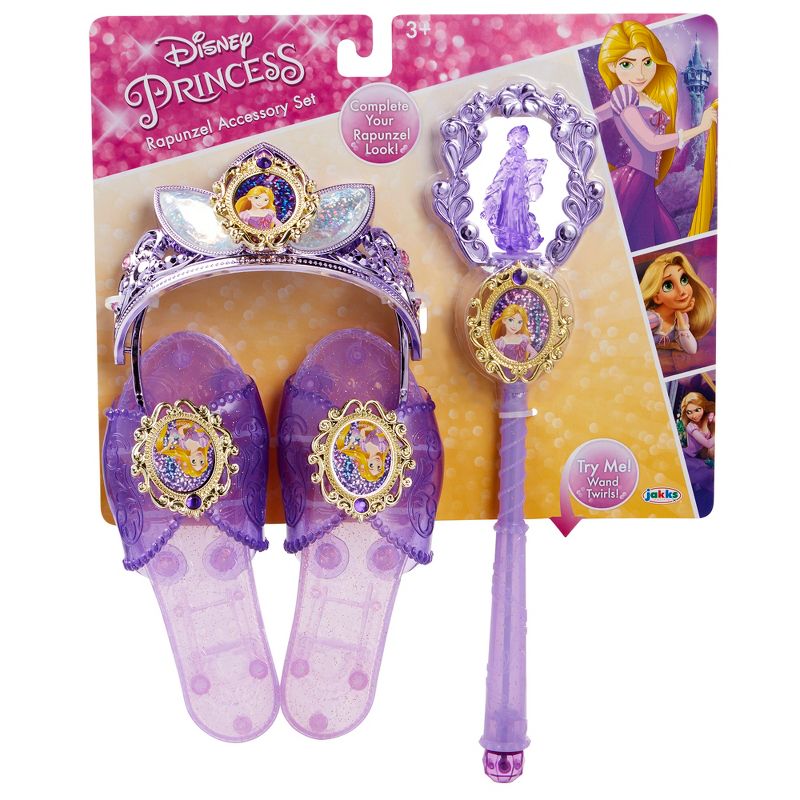 Little Adventures Girls' Princess Gloves White with Diva Crown Silver