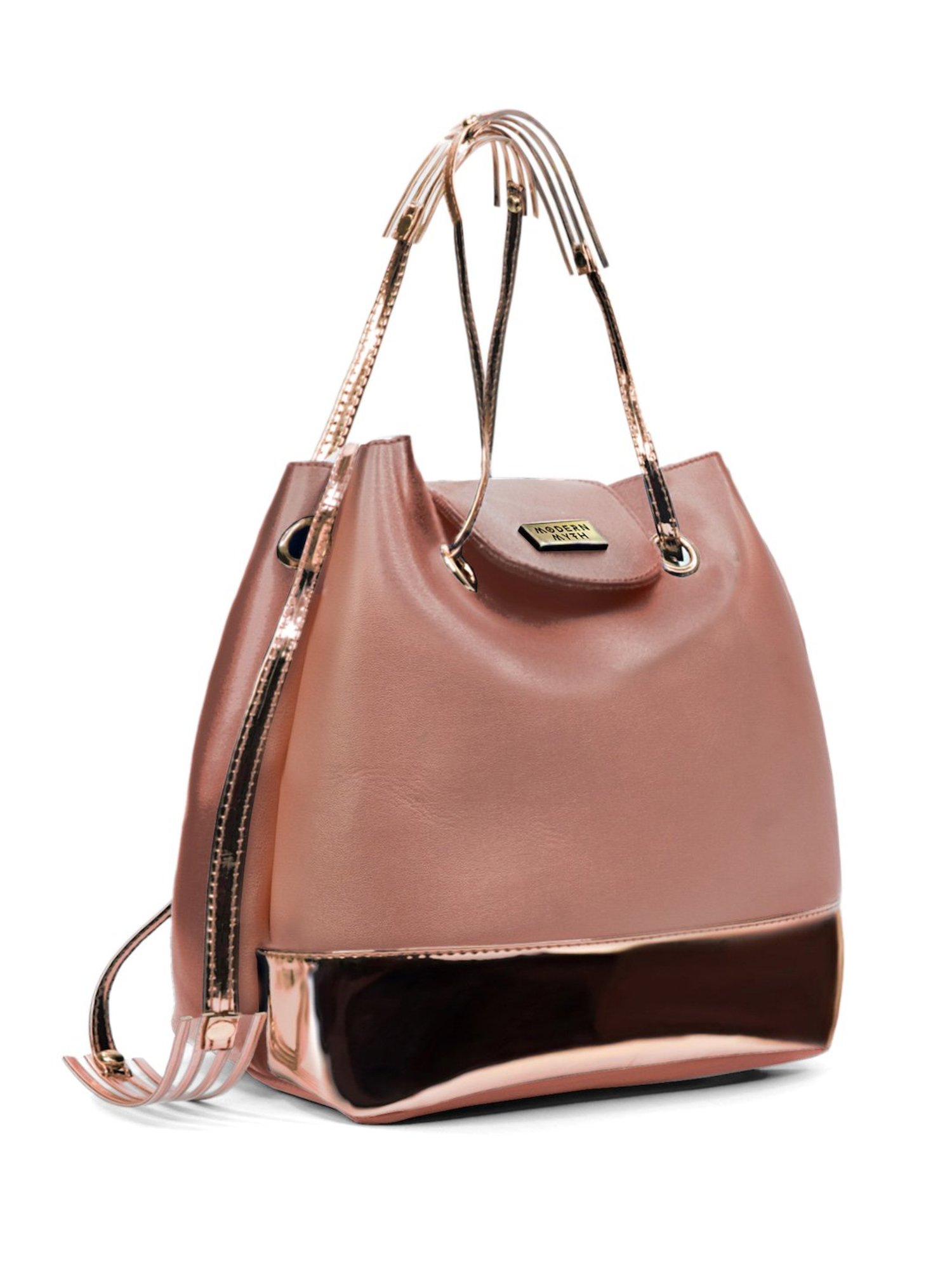 Modern Myth Peach Medium Bucket Handbag