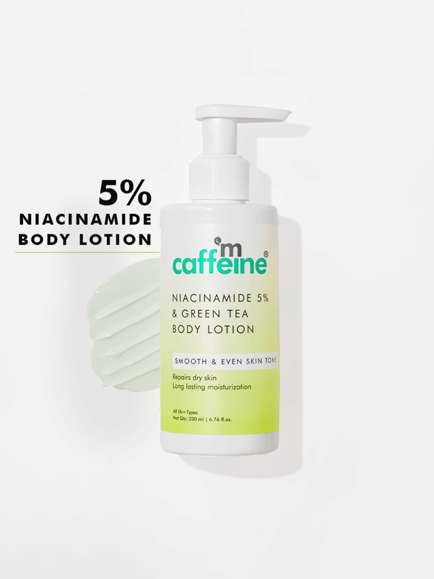 mCaffeine 5% Niacinamide & Green Tea Body Lotion - 200 ml