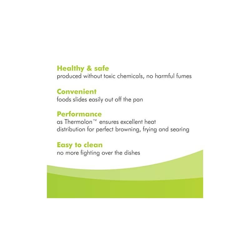 Soft Grip Diamond Healthy Ceramic Nonstick, Frying Pan, 8", Black